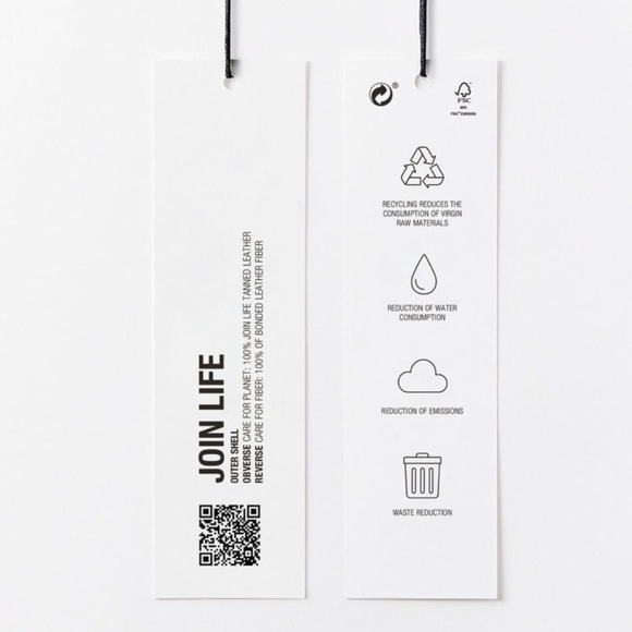 Leather belt with resin buckle - Picture 8 of 9